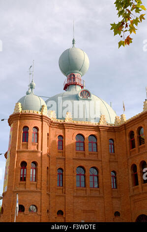 Die Architektur der Stierkampfarena in Lissabon Stockfoto