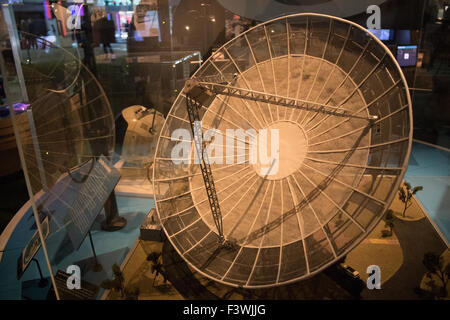 Exponate in der Australian Centre for the Moving Image (ACMI) am Federation Square, Melbourne. Stockfoto