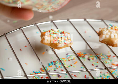 Weihnachtsplätzchen Selbst gemacht Stockfoto