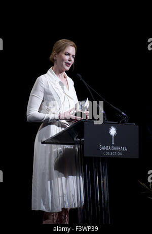Nicole Kidman akzeptieren ihren Vanguard Award Stockfoto