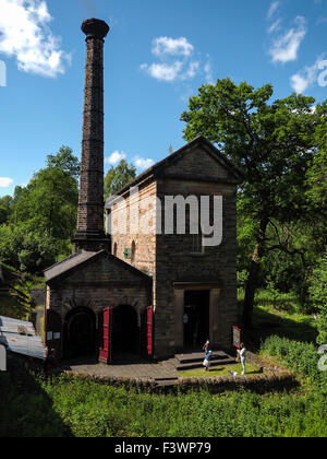 Leawood Pumpenhaus am Cromford-Kanal in den Peak District Derbyshire England Stockfoto