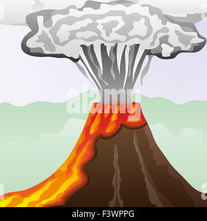 Vulkan Stockfoto