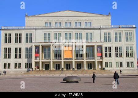 Opernhaus in leipzig Stockfoto