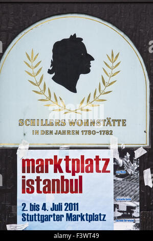 Schillers Residenz, Marktplatz istanbul Stockfoto