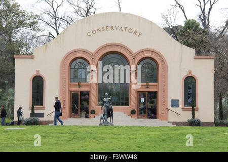 Am Konservatorium in Fitzroy Gardens, Melbourne. Stockfoto