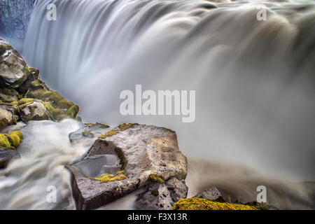 Dettifoss-Wasserfall in Nordisland Stockfoto