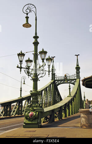 Die Brücke der Freiheit in Budapest, Ungarn Stockfoto