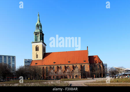 kirchliche Alexanderplatz in berlin Stockfoto