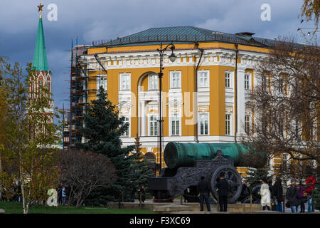 Zarenkanone des Moskauer Kremls Stockfoto