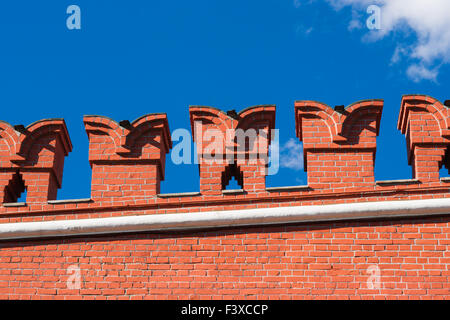 Details des Moskauer Kreml-Mauer Stockfoto