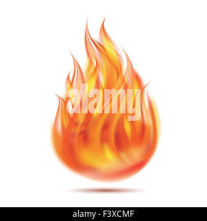 Symbol des Feuers Stockfoto