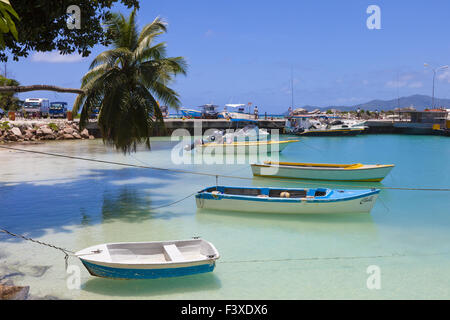 La Digue Island, Seychellen Stockfoto