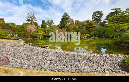 Garten im kaiserlichen Palast, Kyoto, Japan Stockfoto