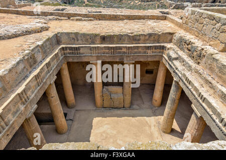 Alte Ruinen in Paphos auf Zypern Stockfoto