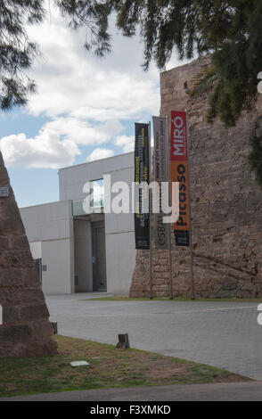 Eingang des Es Baluard Museum Stockfoto