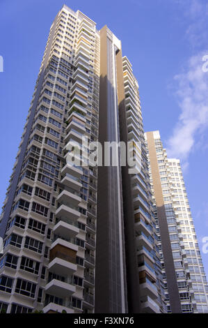 Doppel-Mehrfamilienhäuser Stockfoto