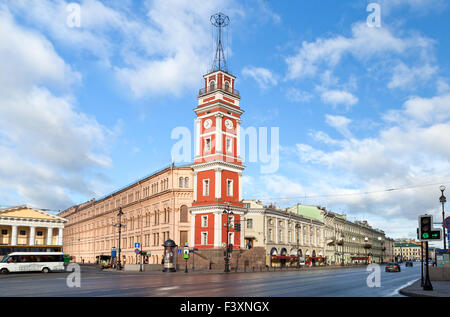 Newskij Prospekt in St. Petersburg, Russland Stockfoto