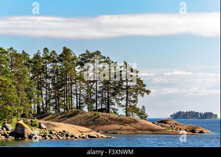Inseln im Golf von Finnland Stockfoto