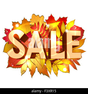 Vektor-Illustration der Verkauf Wort Stockfoto