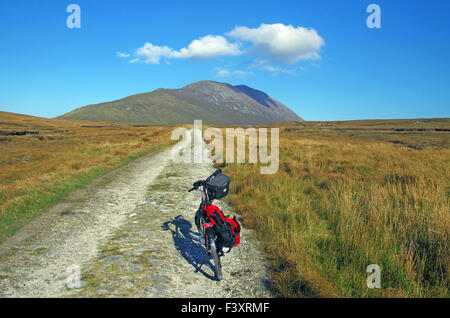 Touren auf Achill Island Stockfoto