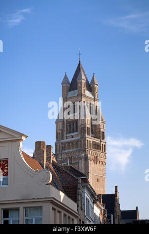 Die Kathedrale Sankt Salvador in Brügge Stockfoto