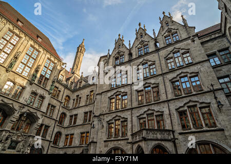 Rathaus in München, Deutschland Stockfoto