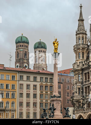 Zentralen Platz in München Stockfoto