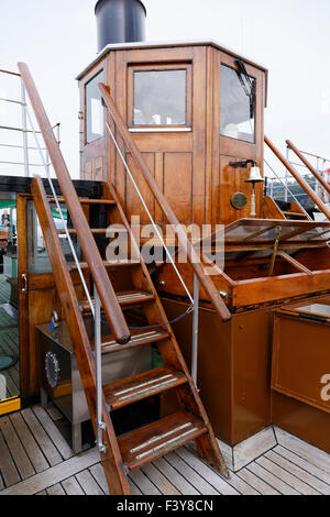 Das Tretboot Dampfer "Kingswear Castle" bei Dartmouth Devon UK. Stockfoto