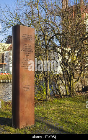 Denkmal für Chris Gueffroy, Berlin Stockfoto