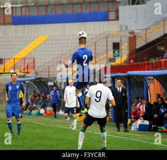 Vicenza, Italien. 13. Oktober 2015.  UEFA u-21 Championship Qualifikationsrunde, Fußballspiel zwischen Italien und Irland im Romeo Menti Stadion. Bildnachweis: FC Italy/Alamy Live-Nachrichten Stockfoto