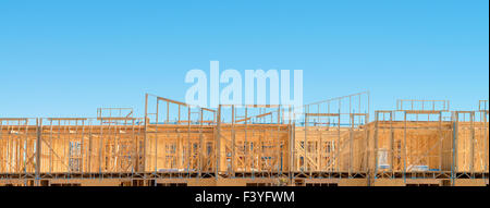 Wohnungsneubau nach Hause Stockfoto