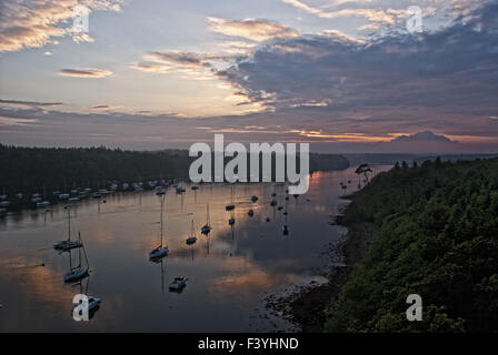 Côte de Granit Rose II Stockfoto