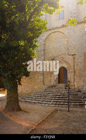 Ansicht der Kirche San Giovanni Battista in Erice, Trapani Stockfoto