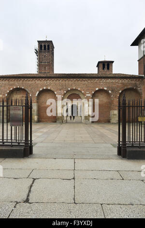 Basilika von Sant ' Ambrogio in Mailand Stockfoto