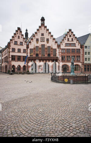 Rathaus Römer Römer Berg, Frankfurt Stockfoto