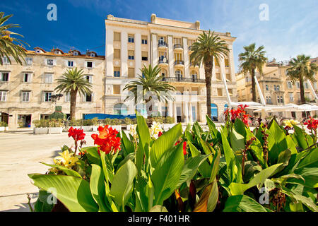 Split Riva Wasser Natur und Architektur Stockfoto