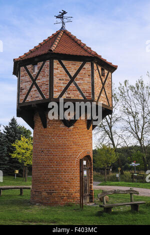 Taubenturm - Taubenschlag in Glambeck Stockfoto