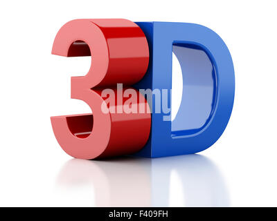 3D Logo. Kino-Konzept Stockfoto