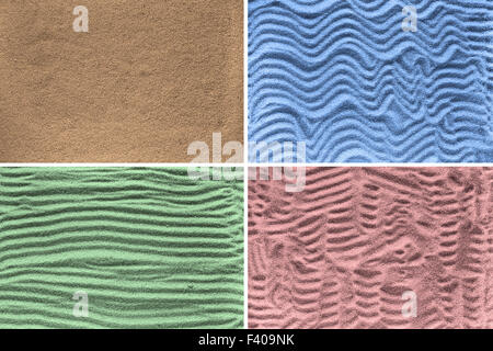 Texturen von sand Stockfoto