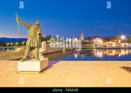 Alte Stadt Nin Inselansicht Stockfoto