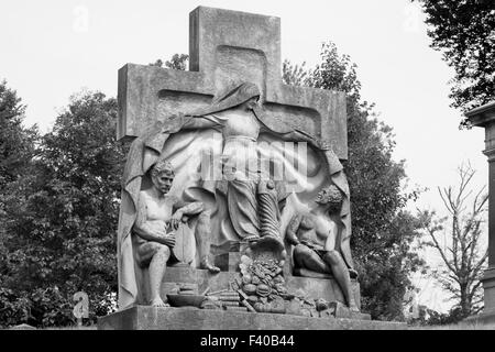 Offenen Armen Statue Stockfoto