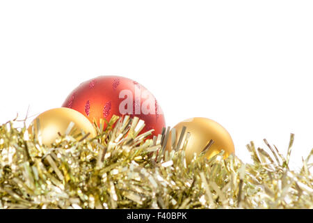Goldene Weihnachten Stockfoto