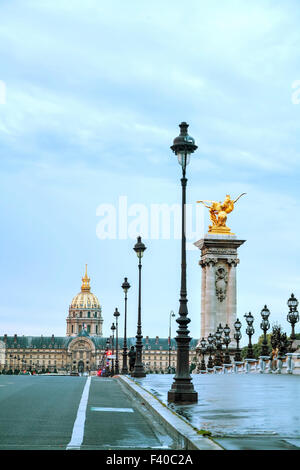 Les Invalides Gebäude in Paris Stockfoto