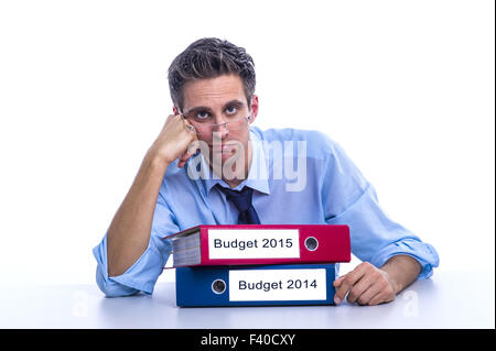 Haushalt 2014 und 2015 Budget Stockfoto