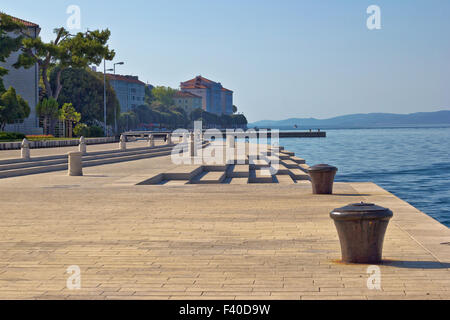 Zadar Wasser berühmte Sea Organe Wahrzeichen Stockfoto