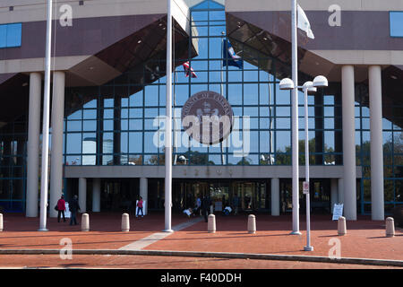 Fairfax County Government Center Gebäude - Fairfax, Virginia, Vereinigte Staaten Stockfoto