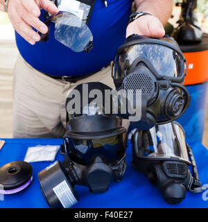 Airboss Gasmaskensystem - USA Stockfoto