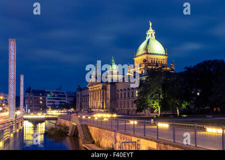 Bundesverwaltungsgericht, Leipzig Stockfoto