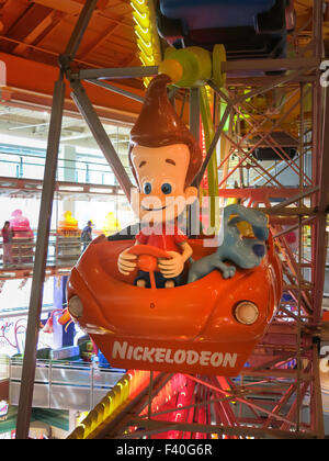 Riesenrad in Toys R uns, Times Square, New York Stockfoto