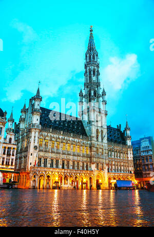 Die Grand Place in Brüssel Stockfoto